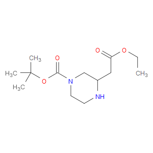 TERT-BUTYL 3-(2-ETHOXY-2-OXOETHYL)PIPERAZINE-1-CARBOXYLATE