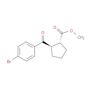 (1R,2R)-METHYL 2-(4-BROMOBENZOYL)CYCLOPENTANECARBOXYLATE