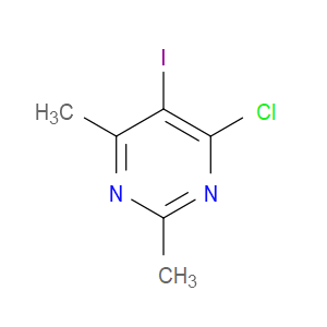 4-CHLORO-5-IODO-2,6-DIMETHYLPYRIMIDINE - Click Image to Close