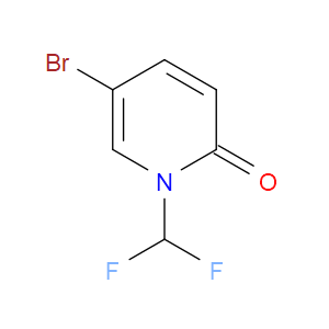 5-BROMO-1-(DIFLUOROMETHYL)PYRIDIN-2(1H)-ONE - Click Image to Close