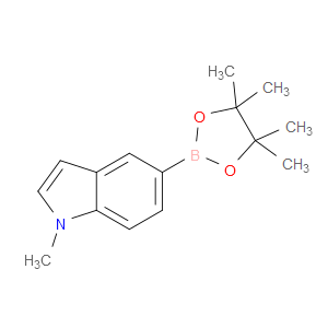 1-METHYL-5-(4,4,5,5-TETRAMETHYL-1,3,2-DIOXABOROLAN-2-YL)-1H-INDOLE - Click Image to Close