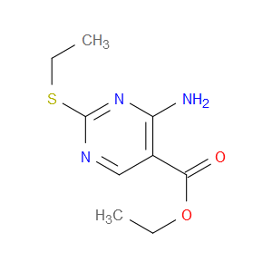 4-AMINO-2-(ETHYLTHIO)-5-PYRIMIDINECARBOXYLIC ACID ETHYL ESTER