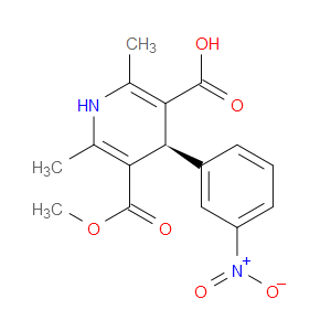 (R)-5-(METHOXYCARBONYL)-2,6-DIMETHYL-4-(3-NITROPHENYL)-1,4-DIHYDROPYRIDINE-3-CARBOXYLIC ACID - Click Image to Close