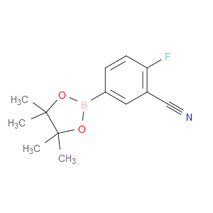 2-FLUORO-5-(4,4,5,5-TETRAMETHYL-1,3,2-DIOXABOROLAN-2-YL)BENZONITRILE