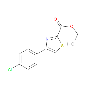 ETHYL 4-(4-CHLOROPHENYL)-1,3-THIAZOLE-2-CARBOXYLATE - Click Image to Close