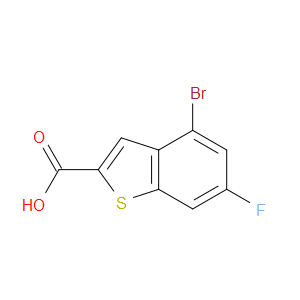 4-BROMO-6-FLUOROBENZO[B]THIOPHENE-2-CARBOXYLIC ACID