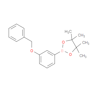 2-(3-(BENZYLOXY)PHENYL)-4,4,5,5-TETRAMETHYL-1,3,2-DIOXABOROLANE
