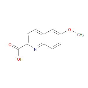 6-METHOXYQUINOLINE-2-CARBOXYLIC ACID - Click Image to Close