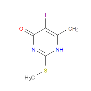 5-IODO-6-METHYL-2-(METHYLSULFANYL)PYRIMIDIN-4-OL