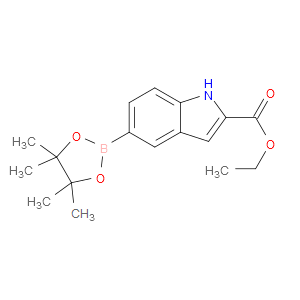 ETHYL 5-(4,4,5,5-TETRAMETHYL-1,3,2-DIOXABOROLAN-2-YL)-1H-INDOLE-2-CARBOXYLATE - Click Image to Close