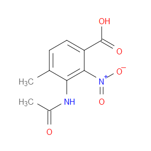 3-ACETAMIDO-4-METHYL-2-NITROBENZOIC ACID - Click Image to Close