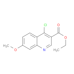 ETHYL 4-CHLORO-7-METHOXYQUINOLINE-3-CARBOXYLATE