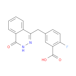 2-FLUORO-5-((4-OXO-3,4-DIHYDROPHTHALAZIN-1-YL)METHYL)BENZOIC ACID - Click Image to Close
