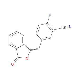 2-FLUORO-5-((3-OXOISOBENZOFURAN-1(3H)-YLIDENE)METHYL)BENZONITRILE