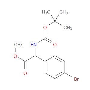 (4-BROMO-PHENYL)-TERT-BUTOXYCARBONYLAMINO-ACETIC ACID METHYL ESTER