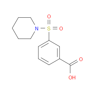 3-(PIPERIDIN-1-YLSULFONYL)BENZOIC ACID