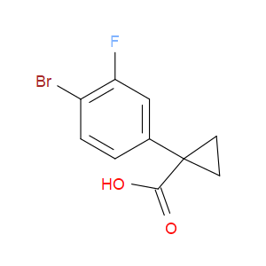 1-(4-BROMO-3-FLUOROPHENYL)CYCLOPROPANECARBOXYLIC ACID - Click Image to Close