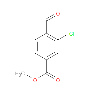METHYL 3-CHLORO-4-FORMYLBENZOATE