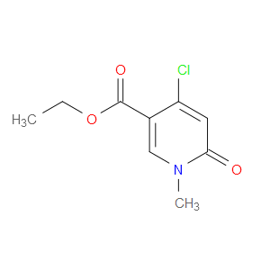 ETHYL 4-CHLORO-1-METHYL-6-OXO-1,6-DIHYDROPYRIDINE-3-CARBOXYLATE - Click Image to Close
