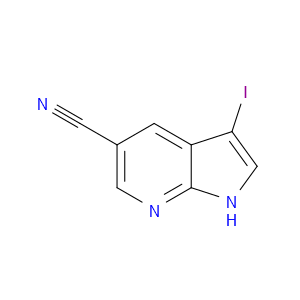 3-IODO-1H-PYRROLO[2,3-B]PYRIDINE-5-CARBONITRILE - Click Image to Close