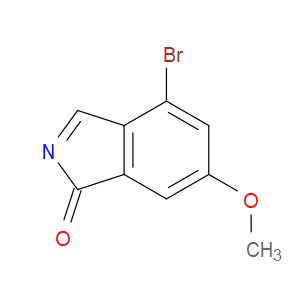 4-BROMO-6-METHOXYISOINDOLIN-1-ONE - Click Image to Close
