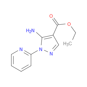 ETHYL 5-AMINO-1-(PYRIDIN-2-YL)-1H-PYRAZOLE-4-CARBOXYLATE - Click Image to Close