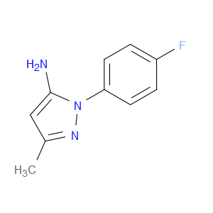1-(4-FLUOROPHENYL)-3-METHYL-1H-PYRAZOL-5-AMINE - Click Image to Close