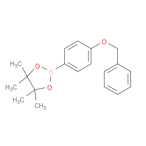 2-(4-(BENZYLOXY)PHENYL)-4,4,5,5-TETRAMETHYL-1,3,2-DIOXABOROLANE