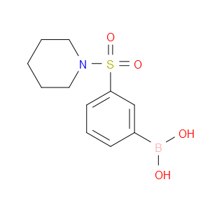 3-(PIPERIDIN-1-YLSULFONYL)PHENYLBORONIC ACID - Click Image to Close