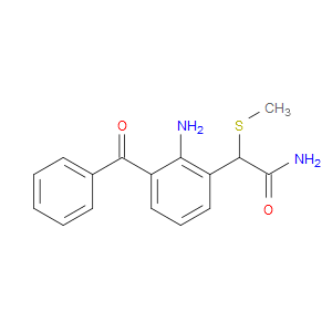2-AMINO-3-BENZOYL-ALPHA-(METHYLTHIO)BENZENEACETAMIDE