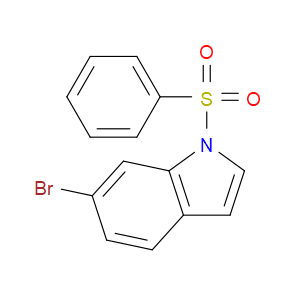 6-BROMO-1-(PHENYLSULFONYL)-1H-INDOLE