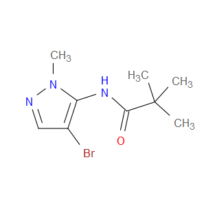 N-(4-BROMO-1-METHYL-1H-PYRAZOL-5-YL)PIVALAMIDE