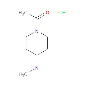 1-(4-(METHYLAMINO)PIPERIDIN-1-YL)ETHANONE HYDROCHLORIDE