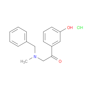 2-(BENZYL(METHYL)AMINO)-1-(3-HYDROXYPHENYL)ETHANONE HYDROCHLORIDE