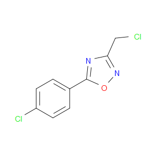 3-(CHLOROMETHYL)-5-(4-CHLOROPHENYL)-1,2,4-OXADIAZOLE