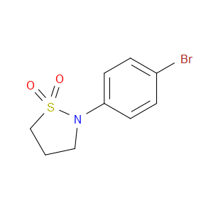 2-(4-BROMOPHENYL)ISOTHIAZOLIDINE 1,1-DIOXIDE