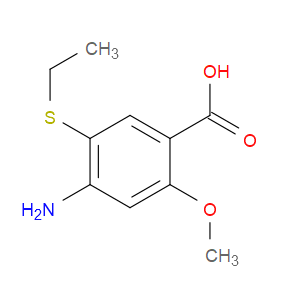 4-AMINO-5-(ETHYLTHIO)-2-METHOXYBENZOIC ACID - Click Image to Close