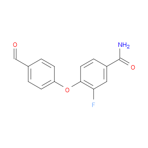 3-FLUORO-4-(4-FORMYLPHENOXY)BENZAMIDE - Click Image to Close