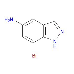 7-BROMO-1H-INDAZOL-5-AMINE