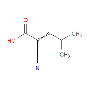 2-CYANO-4-METHYLPENT-2-ENOIC ACID