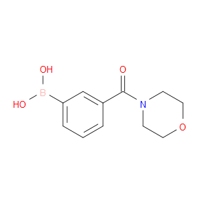 3-(MORPHOLINE-4-CARBONYL)PHENYLBORONIC ACID - Click Image to Close