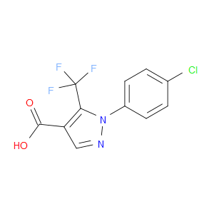 1-(4-CHLOROPHENYL)-5-(TRIFLUOROMETHYL)-1H-PYRAZOLE-4-CARBOXYLIC ACID