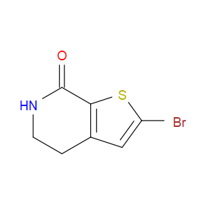 2-BROMO-5,6-DIHYDROTHIENO[2,3-C]PYRIDIN-7(4H)-ONE - Click Image to Close