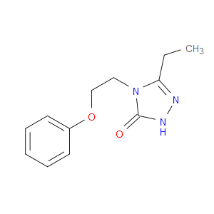 5-ETHYL-4-(2-PHENOXYETHYL)-1,2,4-TRIAZOL-3-ONE - Click Image to Close