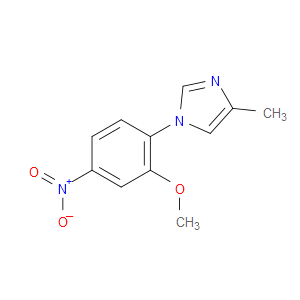 1-(2-METHOXY-4-NITROPHENYL)-4-METHYL-1H-IMIDAZOLE - Click Image to Close