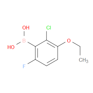 2-CHLORO-3-ETHOXY-6-FLUOROPHENYLBORONIC ACID