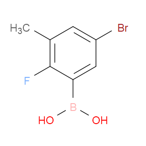 5-BROMO-2-FLUORO-3-METHYLPHENYLBORONIC ACID