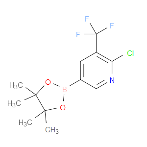 2-CHLORO-5-(4,4,5,5-TETRAMETHYL-1,3,2-DIOXABOROLAN-2-YL)-3-(TRIFLUOROMETHYL)PYRIDINE