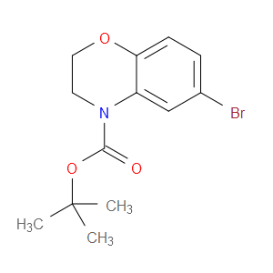 TERT-BUTYL 6-BROMO-2H-BENZO[B][1,4]OXAZINE-4(3H)-CARBOXYLATE