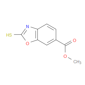 METHYL 2-MERCAPTOBENZO[D]OXAZOLE-6-CARBOXYLATE - Click Image to Close